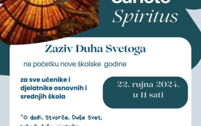 Zaziv Duha Svetoga na početku školske godine