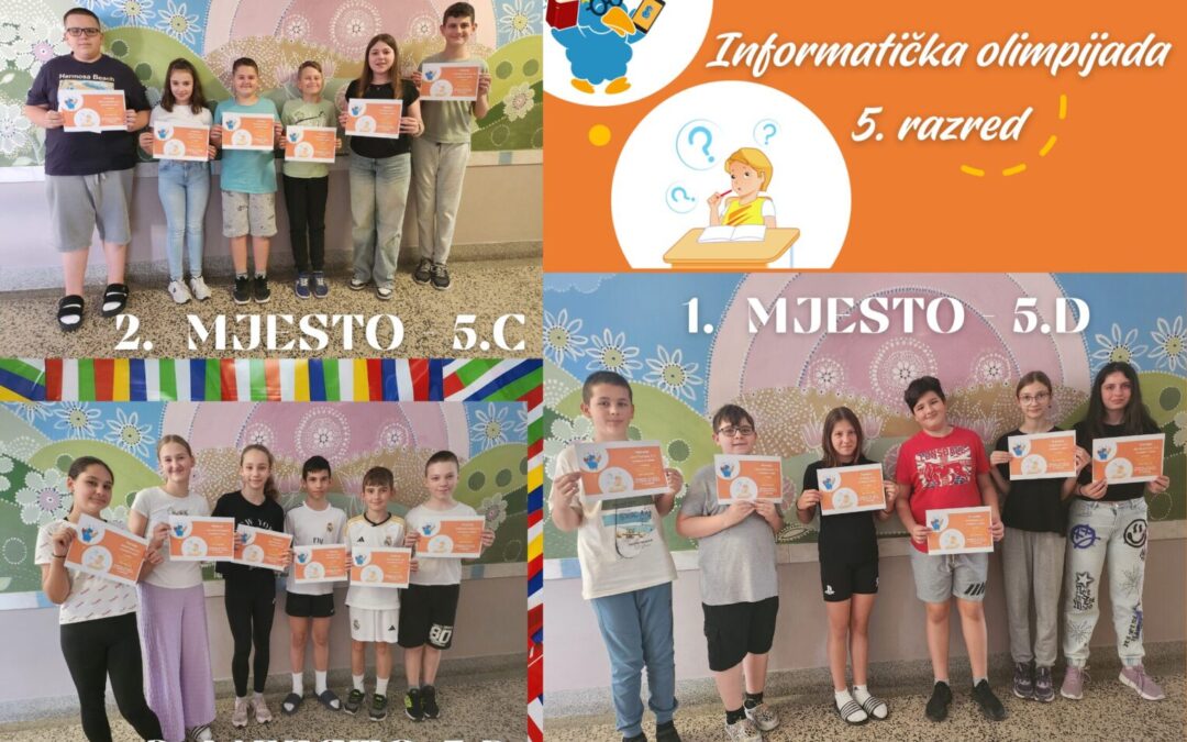 Informatička olimpijada – informatički kviz u 5. i 7. razredu