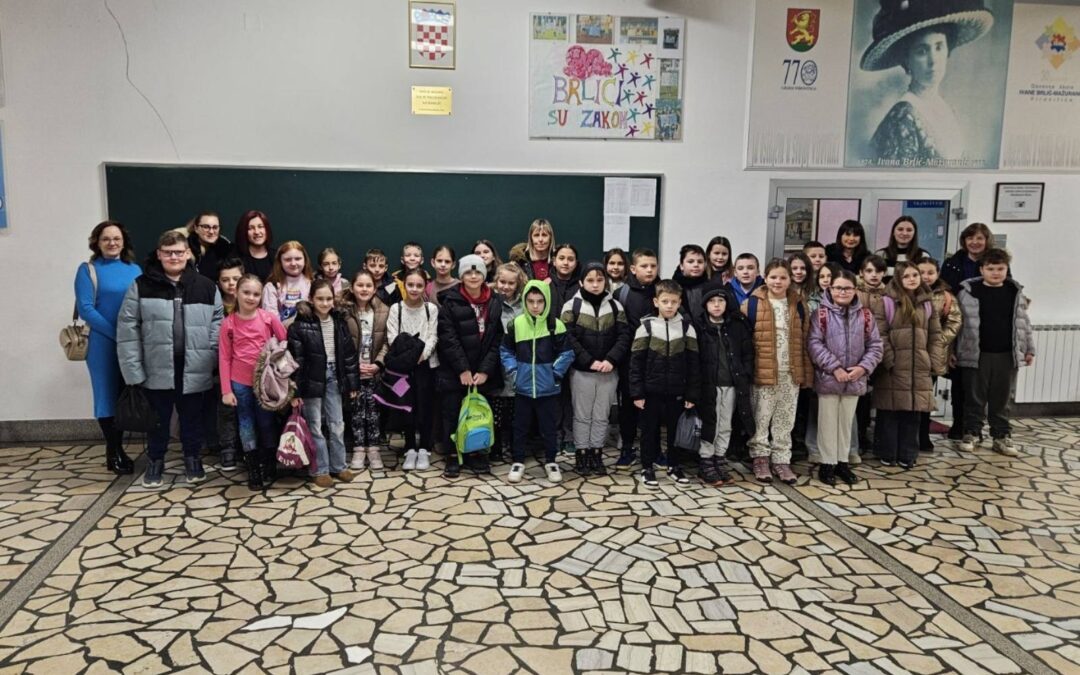 UČENICI TREĆIH RAZREDA PODRUČNIH ŠKOLA U POSJETU MATIČNOJ ŠKOLI