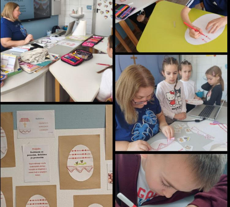 Uskrsna radionica malih folkloraša