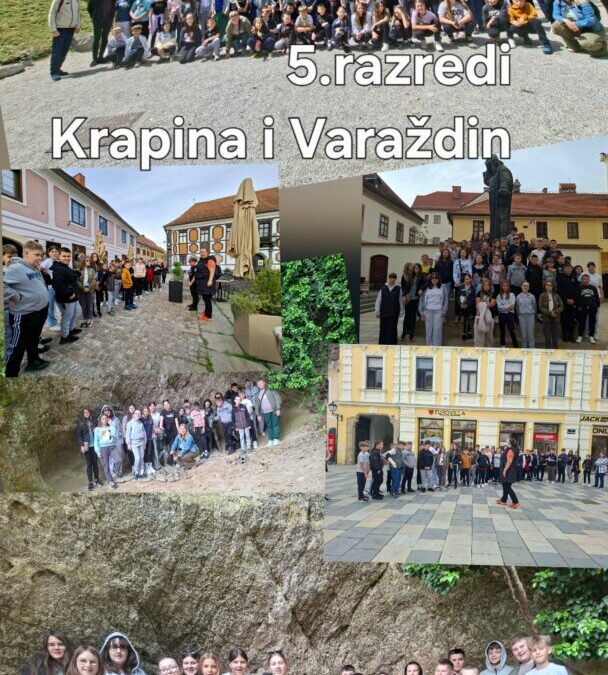 Peti razredi na izvanučioničkoj nastavi